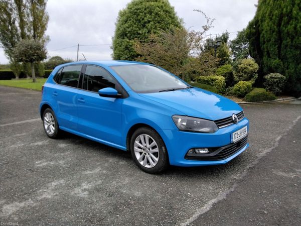 Volkswagen Polo Hatchback, Petrol, 2017, Blue
