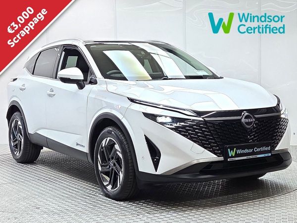 Nissan Qashqai MPV, Petrol Hybrid, 2026, White