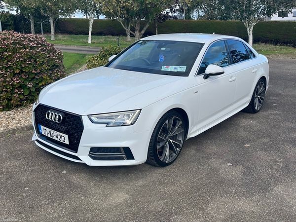 Audi A4 Saloon, Diesel, 2017, White