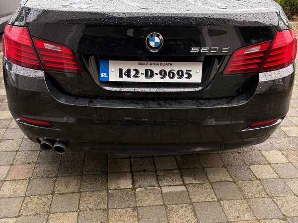 BMW 5-Series Saloon, Diesel, 2014, Black