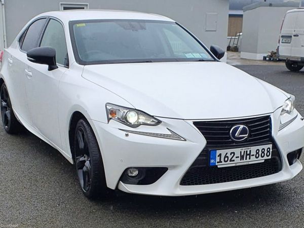 Lexus IS Saloon, Petrol Hybrid, 2016, White