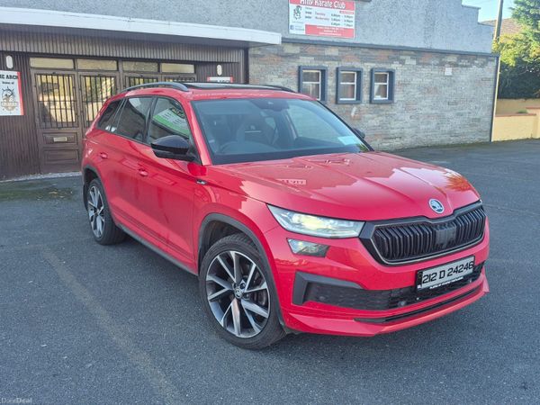 Skoda Kodiaq SUV, Diesel, 2021, Red