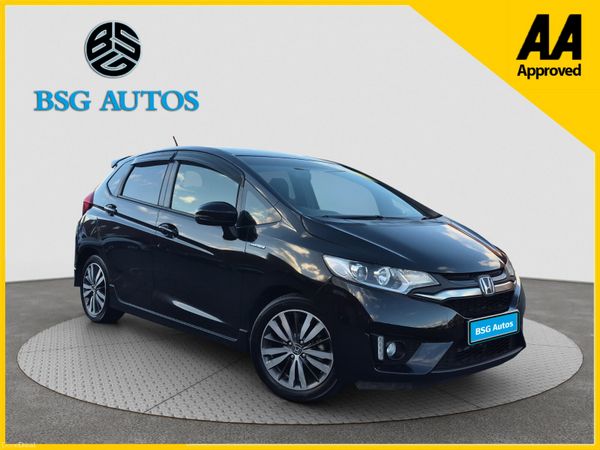 Honda Fit Hatchback, Petrol Hybrid, 2014, Black