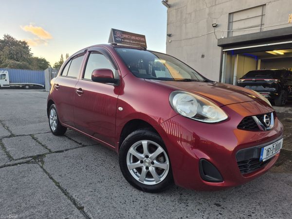 Nissan March Hatchback, Petrol, 2016, Red