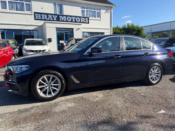 BMW 5-Series Saloon, Diesel, 2017, Blue