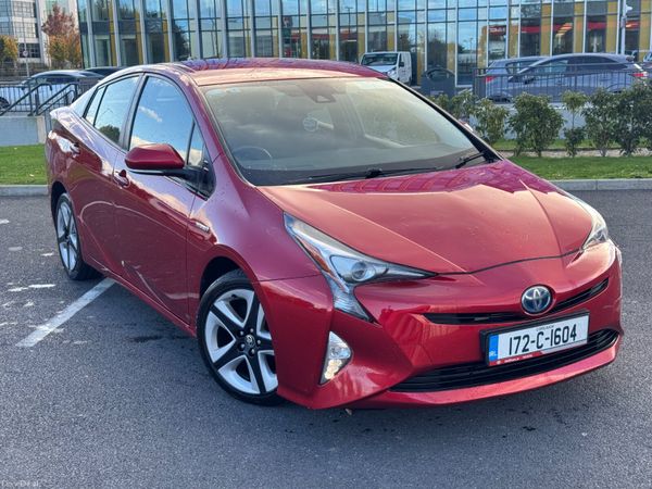 Toyota Prius Hatchback, Petrol Hybrid, 2017, Red
