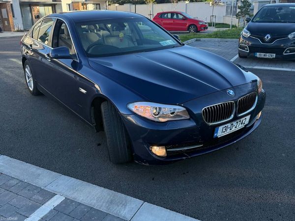 BMW 5-Series Saloon, Diesel, 2013, Blue