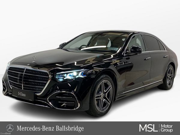 Mercedes-Benz S-Class Saloon, Petrol Plug-in Hybrid, 2026, Black