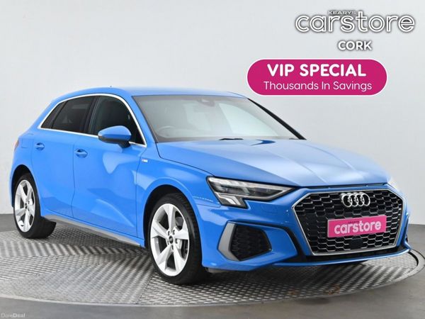 Audi A3 Hatchback, Petrol Hybrid, 2023, Blue