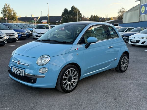 Fiat 500 Hatchback, Petrol, 2015, Blue