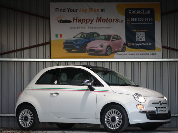 Fiat 500 Hatchback, Petrol, 2012, White