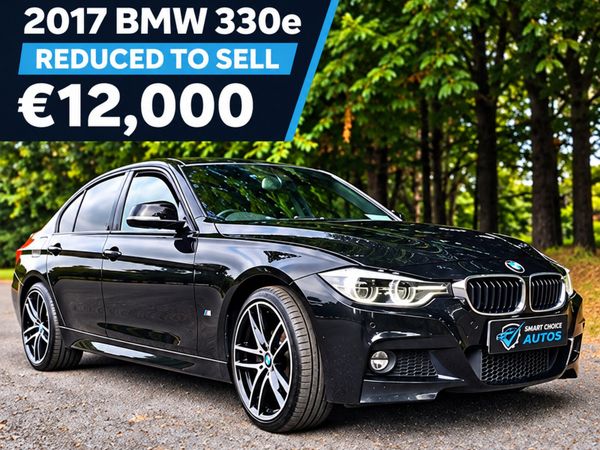 BMW 3-Series Saloon, Petrol Plug-in Hybrid, 2017, Black