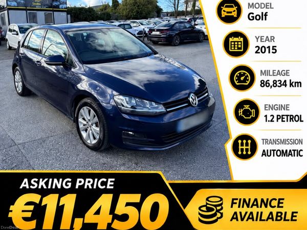 Volkswagen Golf Hatchback, Petrol, 2015, Blue