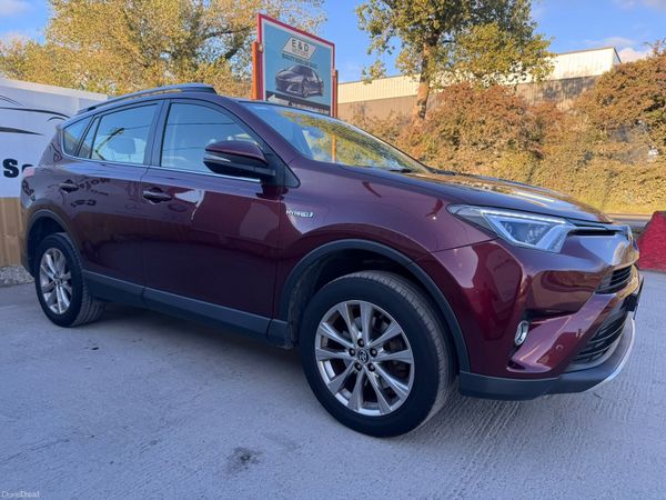 Toyota RAV4 SUV, Petrol Hybrid, 2016, Red