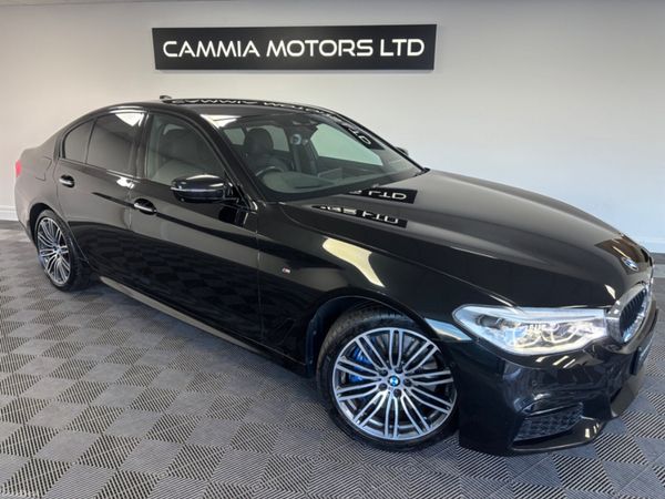 BMW 5-Series Saloon, Petrol, 2017, Black