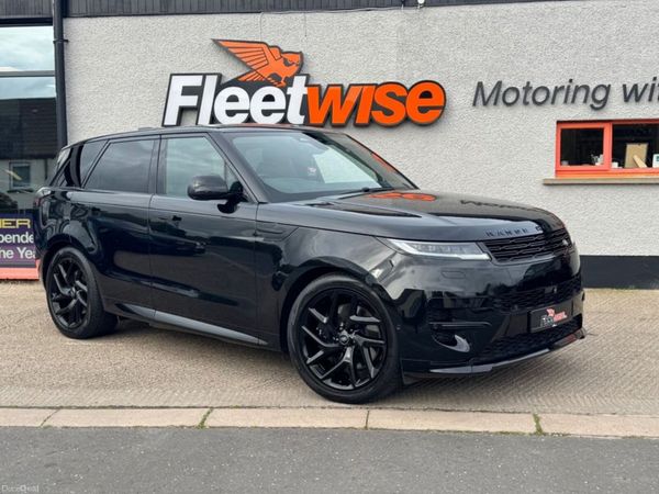 Land Rover Range Rover Sport SUV, Petrol Hybrid, 2023, Black