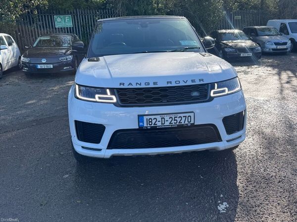 Land Rover Range Rover Sport SUV, Petrol Plug-in Hybrid, 2018, White