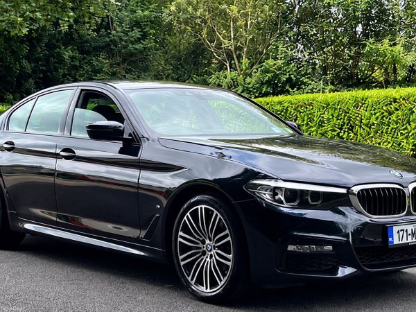 BMW 5-Series Saloon, Petrol Plug-in Hybrid, 2017, Black
