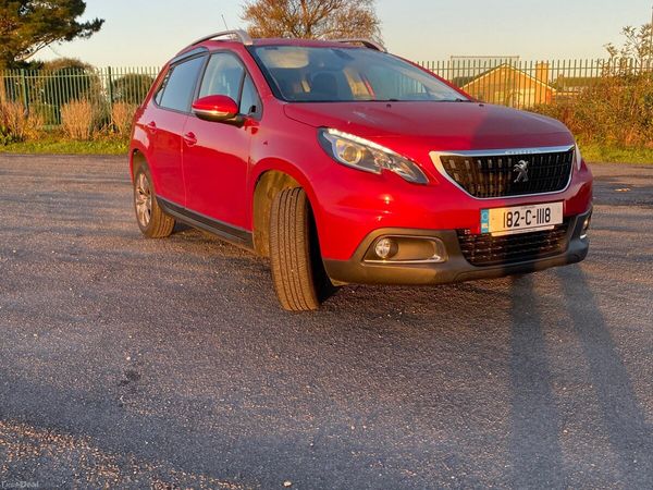 Peugeot 2008 Estate, Petrol, 2018, Red