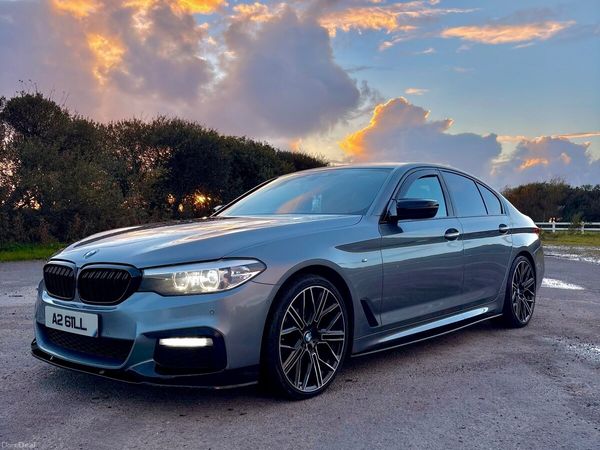 BMW 5-Series Saloon, Diesel, 2018, Blue