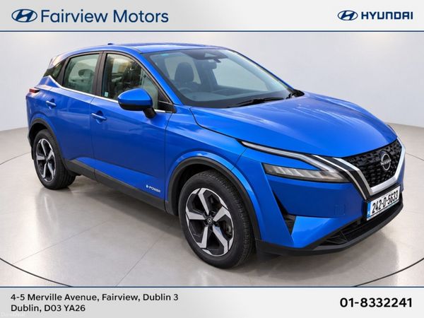 Nissan Qashqai SUV, Petrol Hybrid, 2024, Blue