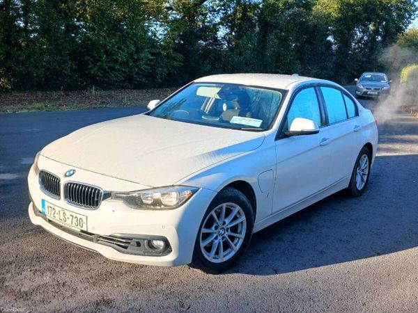 BMW 3-Series Saloon, Petrol Plug-in Hybrid, 2017, White
