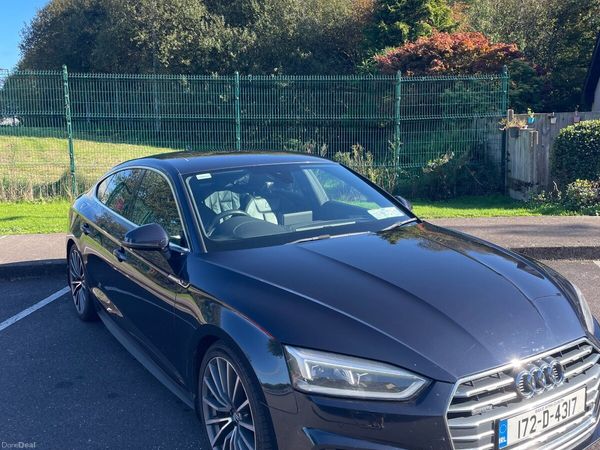 Audi A5 Hatchback, Diesel, 2017, Blue