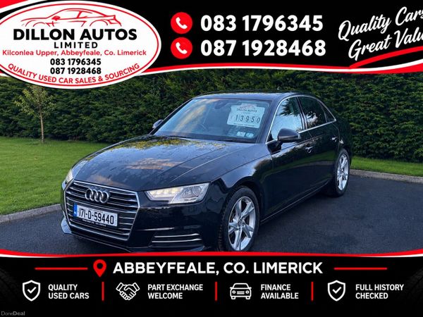 Audi A4 Saloon, Diesel, 2017, Black