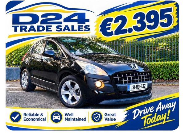 Peugeot 3008 MPV, Diesel, 2013, Black