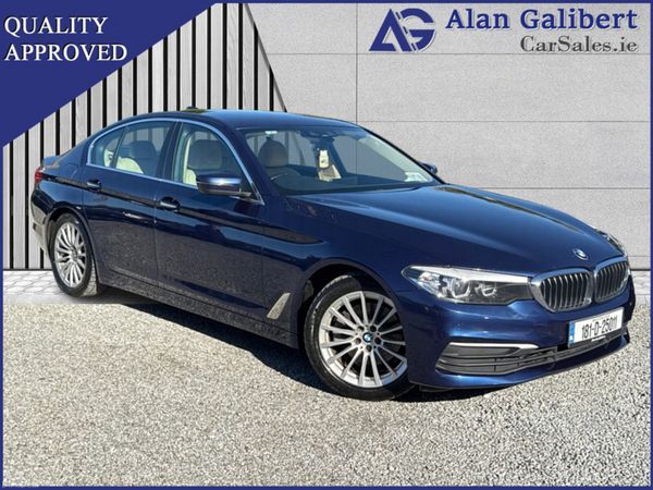 BMW 5-Series Saloon, Diesel, 2018, Blue
