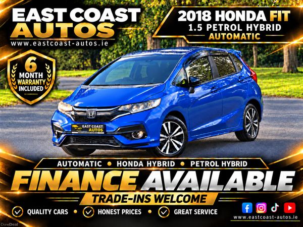 Honda Fit Hatchback, Petrol Hybrid, 2019, Blue