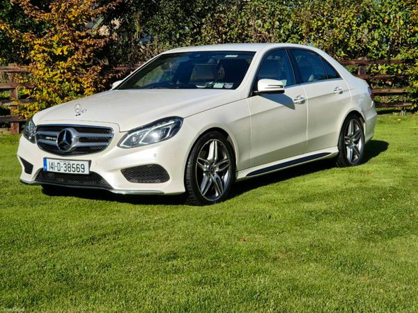 Mercedes-Benz E-Class Saloon, Diesel Hybrid, 2014, White