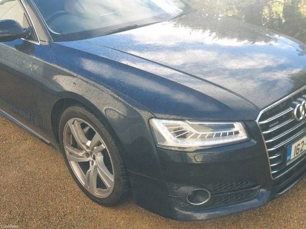 Audi A8 Saloon, Diesel, 2016, Blue