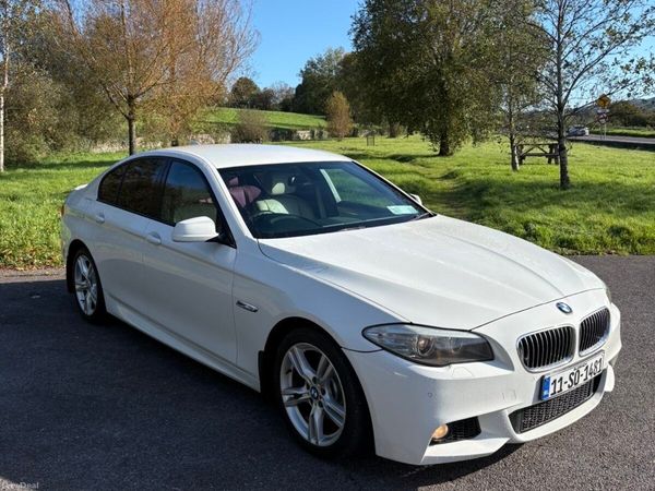 BMW 5-Series Saloon, Diesel, 2011, White