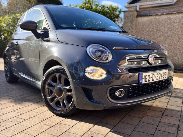 Fiat 500 Hatchback, Petrol, 2016, Grey
