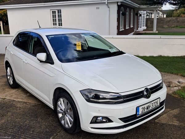 Volkswagen Polo Hatchback, Petrol, 2021, White