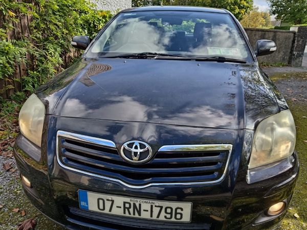 Toyota Avensis Saloon, Petrol, 2007, Black