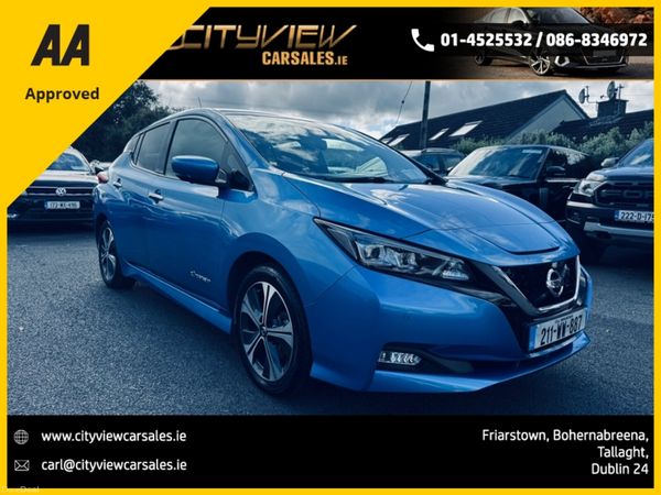 Nissan Leaf Hatchback, Electric, 2021, Blue