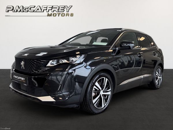 Peugeot 3008 SUV, Petrol Plug-in Hybrid, 2021, Black