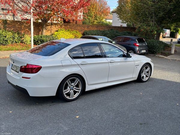 BMW 5-Series Saloon, Diesel, 2014, White