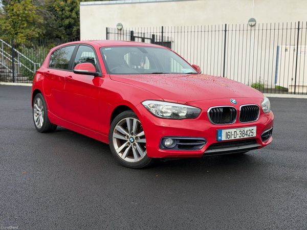 BMW 1-Series Hatchback, Diesel, 2016, Red