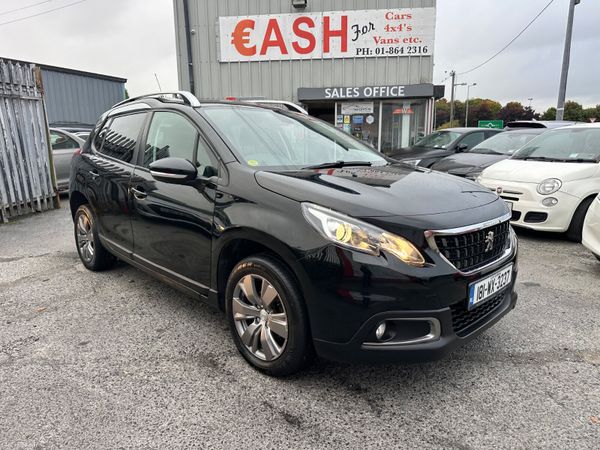 Peugeot 2008 Hatchback, Petrol, 2018, Black