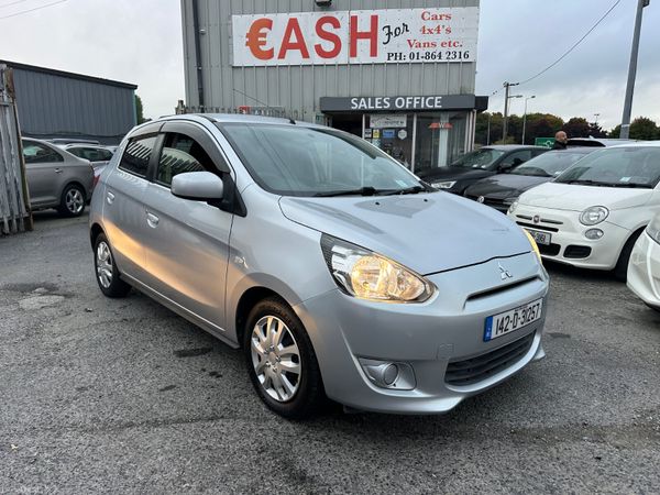 Mitsubishi Mirage Hatchback, Petrol, 2014, Silver