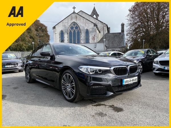 BMW 5-Series Saloon, Petrol Plug-in Hybrid, 2019, Black