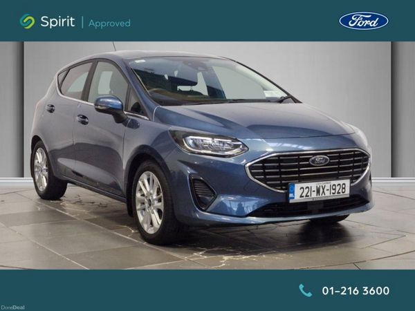 Ford Fiesta Hatchback, Petrol Hybrid, 2022, Blue