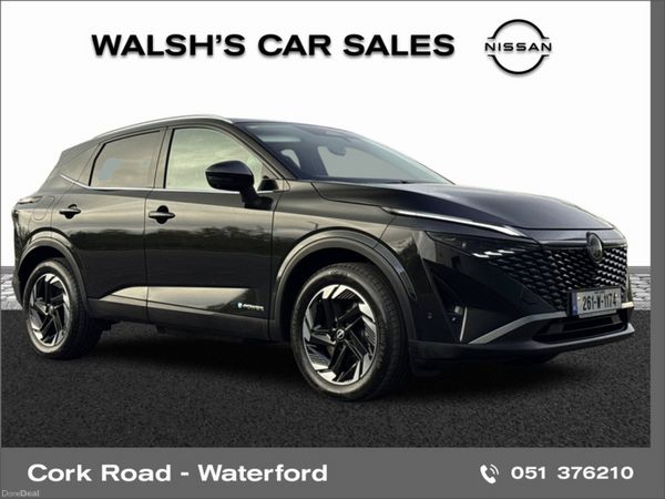 Nissan Qashqai SUV, Petrol Hybrid, 2026, Black