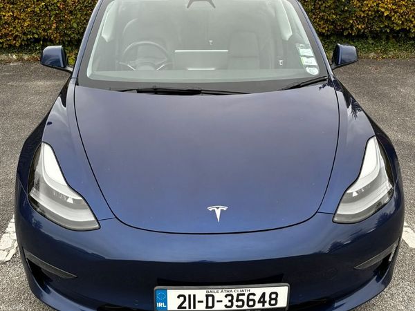 Tesla Model 3 Saloon, Electric, 2021, Blue