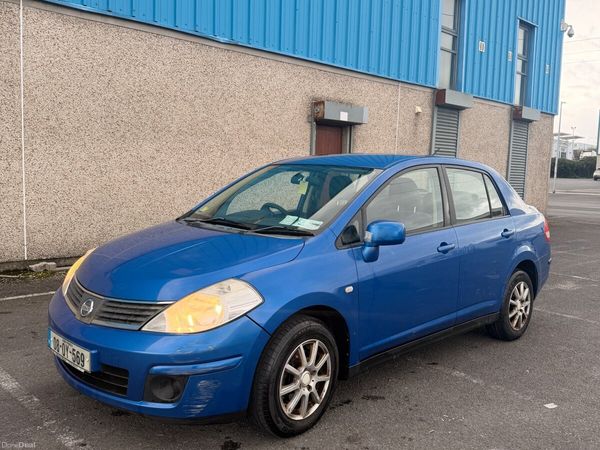 Nissan Tiida Saloon, Petrol, 2008, Blue