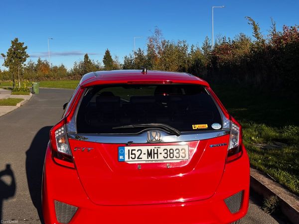 Honda Fit Hatchback, Petrol Hybrid, 2015, Red