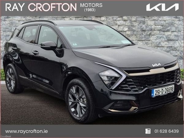 Kia Sportage SUV, Petrol Hybrid, 2025, Black
